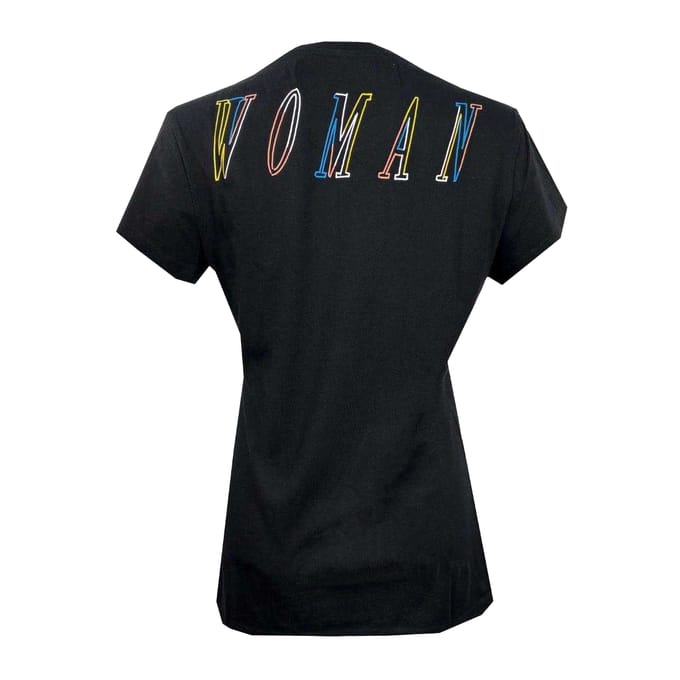 Off-White Dames/Dames Logo T-Shirt (Zwart)