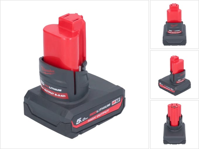 Milwaukee M12 HB5 Accu HIGH OUTPUT™ 12V 5.0Ah - 4932480165