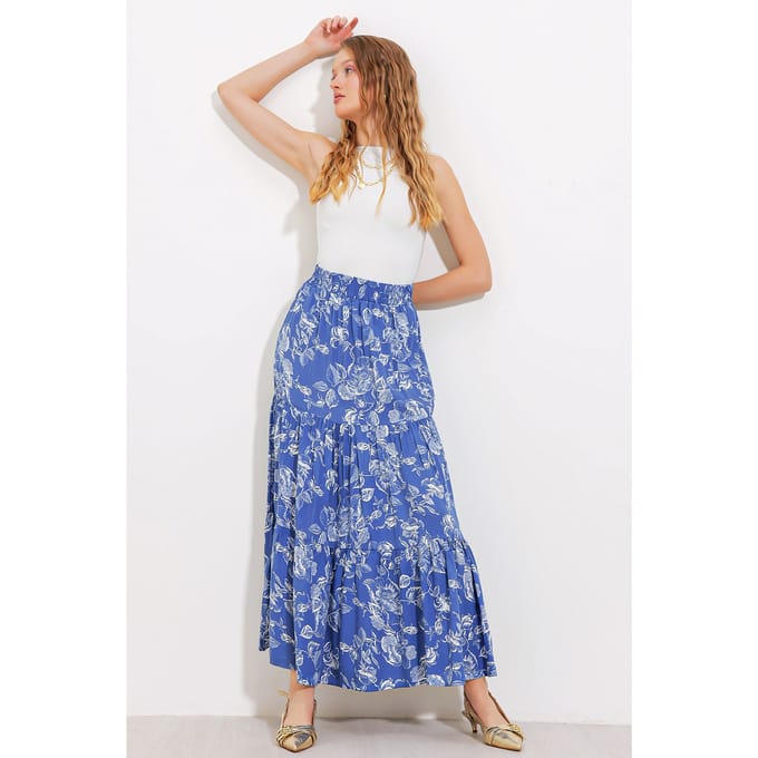 Maxi Gekleed Comfortabele Pasvorm Rok