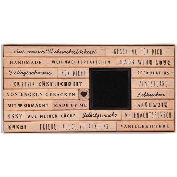 XL Stempel set - Kerst bakken