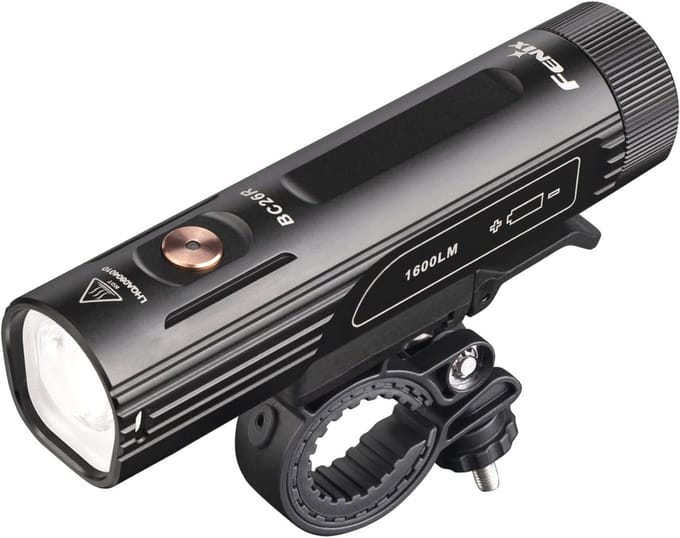 Oplaadbare fietslamp met 5000mAh batterij en 1600 lumen helderheid