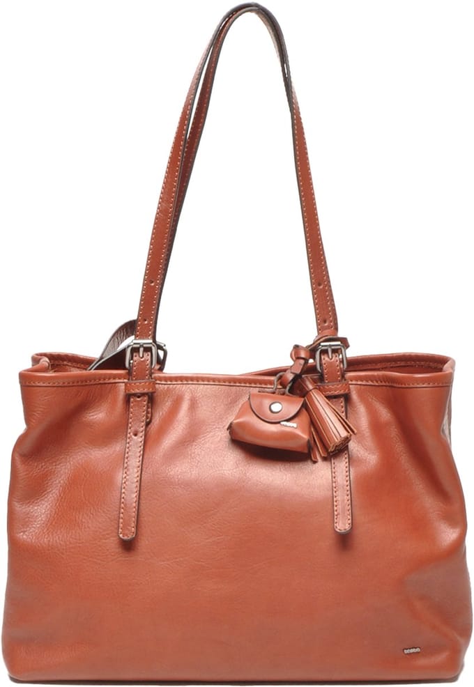 Berba | Icons | Schoudertas | Shopper | Donker Cognac | Leer