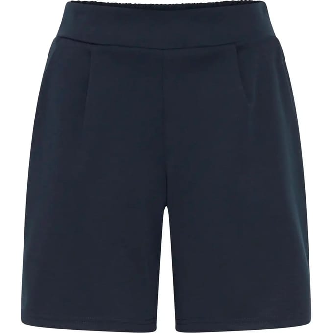Shorts met elastische tailleband model 'Kate'