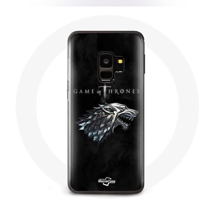 Coque - Game of Thrones - Samsung Galaxy S9 - Logo La maison Stark - Protection chocs - Rigide