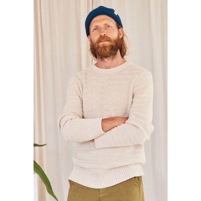 TWOTHIRDS Fonda Knit Linen Taglia: XL | Maglioni a maglia Outlet | Uomo | Bianco