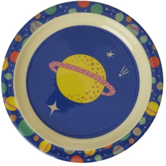 Rice melamine kinderbord fly me to the moon