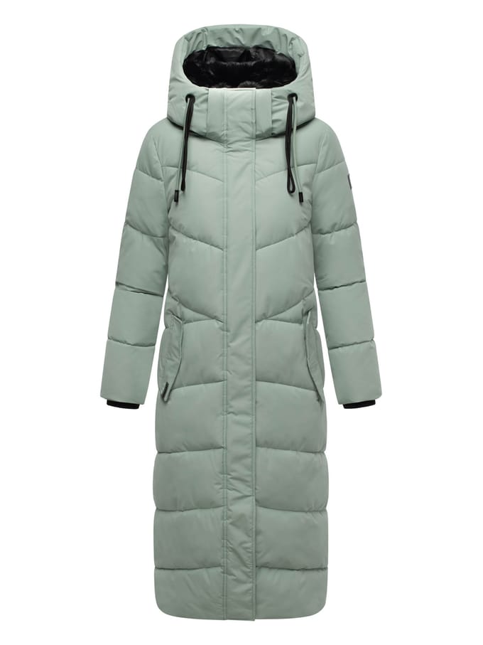 Navahoo dames gewatteerde winterjas Hingucker – Extra Lang & Warm