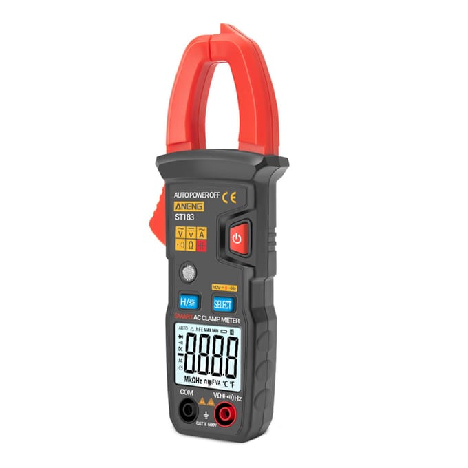 ANENG ST183 6000 telt digitale AC-stroomtang 600A automatische bereikmultimeter met