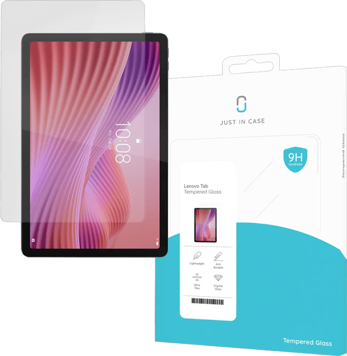 Just in Case screenprotector geschikt voor Lenovo Tab - Screenprotector Tablet Glas