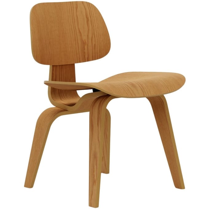 Vitra - Plywood Group DCW - essen natuur - bruin