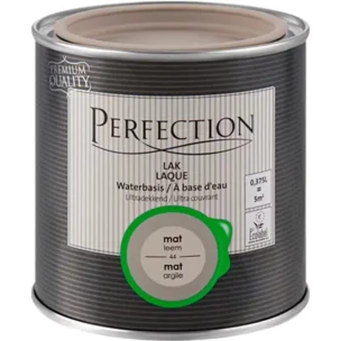 Perfection Houtlak Ultradekkend - Mat - Leem - 375ml