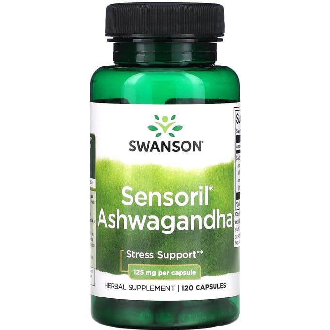 Sensoril Ashwagandha, 125 mg, 120 capsules