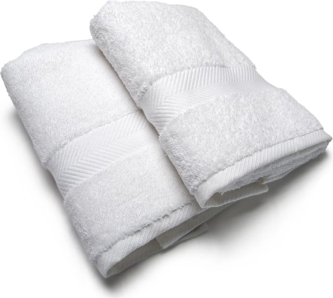 Casilin Royal Touch - Hotel Kwaliteit - Pakket van 2 Badlakens - 65 x 125 cm- Wit