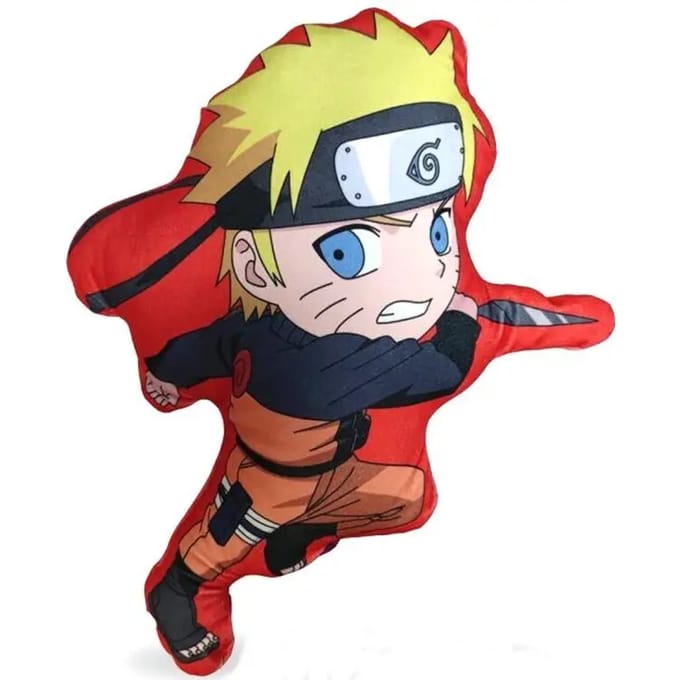 Coussin 3D - EDUCA BORRAS - Naruto Shippuden - Rouge - Asymétrique - Intérieur rood