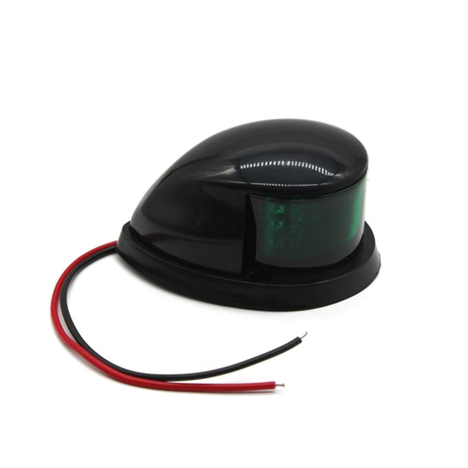 LED-bootnavigatielicht, LED-rood en groen navigatielicht voor boten, LED-boeglicht voor boten zilver