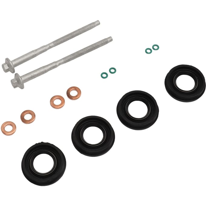 Brandstofinjector Afdichtring O-ring Set Rubber Metaal Diesel Injector Afdichtingskit met Klembouten voor