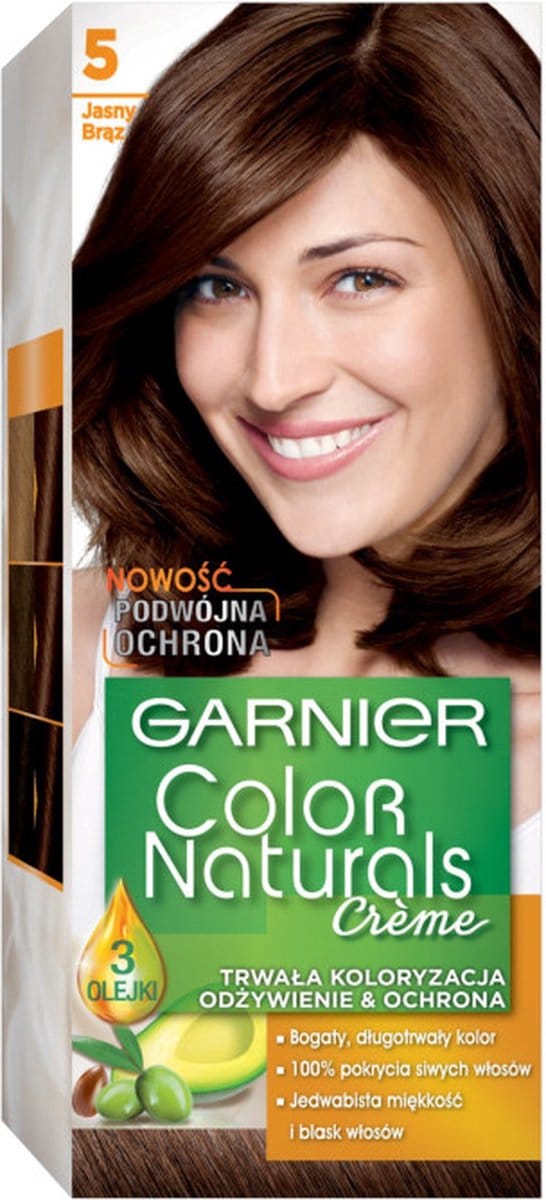 Kleur Naturals haarverf 5 Lichtbruin 1pc