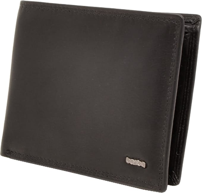 Berba | Soft | Herenportemonnee | 5 pasjes | RFID | Zwart | Leer