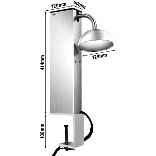 GGM Gastro Glasvereiser - bis zu -78,5 °C Zilver