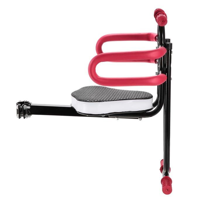 Quick Release Front Mount Kinderfietsstoeltje Kinderzadel Elektrische fiets Kinderveiligheid With Pedal black