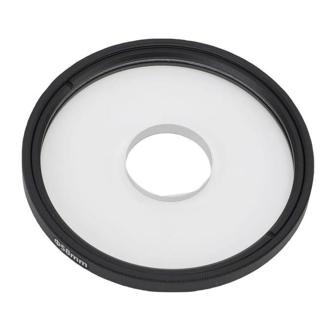 58mm Centrum Belichting Randonscherpte Filter Optisch Glas Meerlaagse Coating Close-up Portret Speciaal white