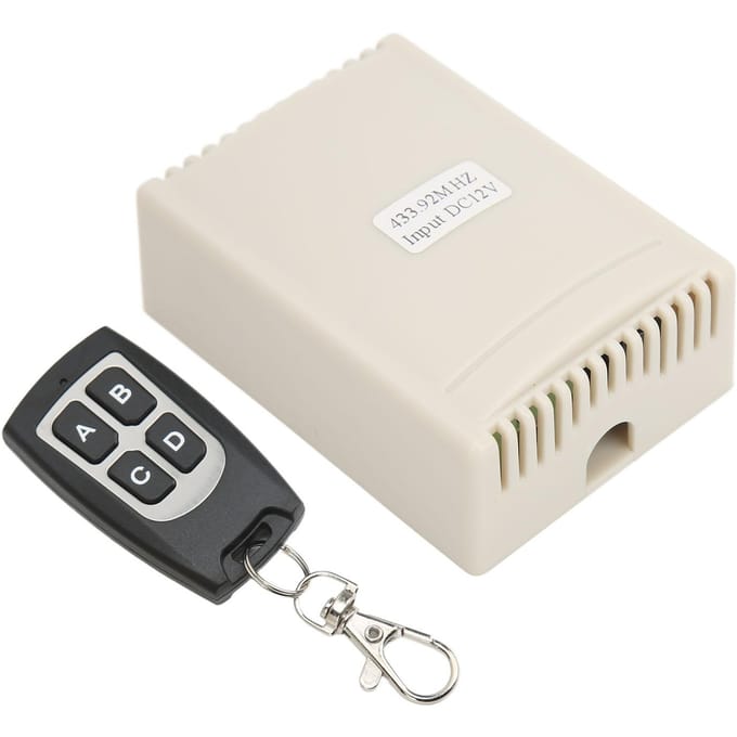 Draadloze Relais Afstandsbediening Schakelaar 4 Kanaals Controller Set Kit 12V voor Industrie