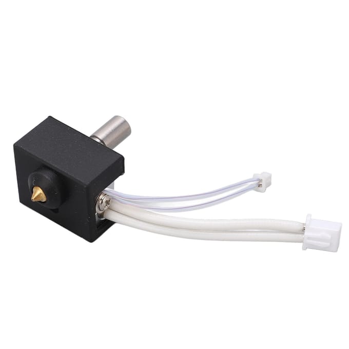 Extruder Verwarmingsblok Kit Aluminiumlegering 260 graden 3D Printer Accessoires met Thermistor voor Ender 3 S1 white
