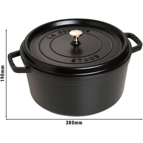 STAUB LA COCOTTE - Kookpot - Ø 300mm - Gietijzer - Zwart