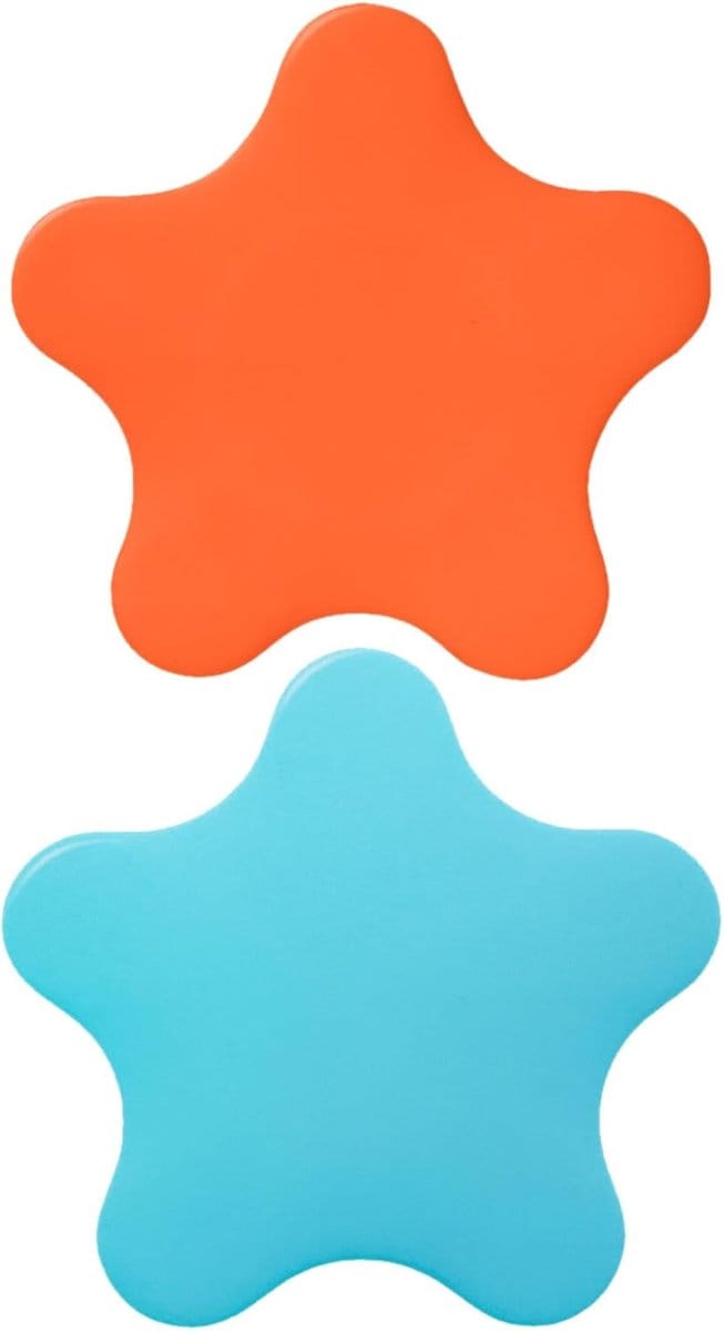Afvoerdeksel Set - Badstop Zuignap - Hygiënisch Werken - Stervormig Design - 13 cm Diameter - Diverse Kleuren