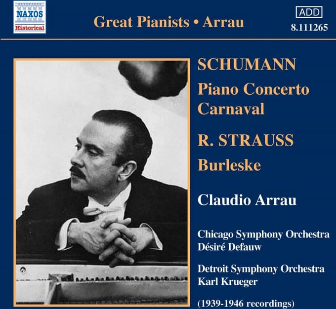 Claudio Arrau - Burlesque | Piano Concerto | Carnav (CD)