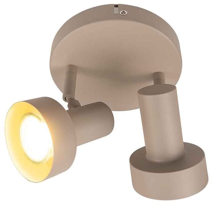 Freelight - Spot Lunata 2 lichts Ø 15 cm beige