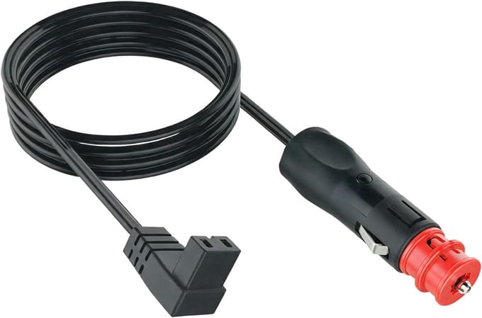 Power Supply 12V voor Car Cooler - Car Extension Cable - Compressor Cooler - 2 m Cable voor Car - Refrigerator - Cooler Box Replacement Cable - 12V