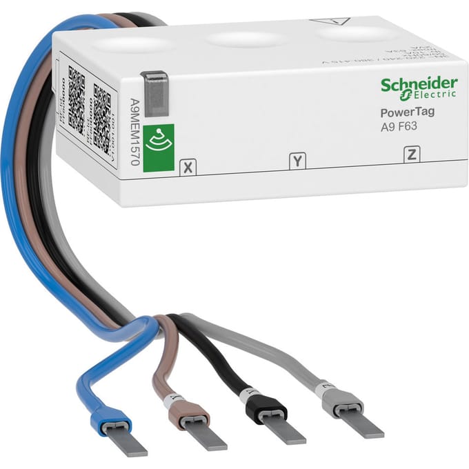 Schneider Powertag Energie F63 3P+N 63A Draadloze Sensor - A9MEM1570