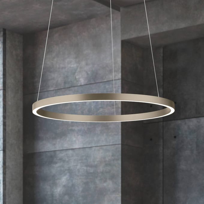 Knapstein LED hanglamp Lisa-60, CCT, dimbaar, brons