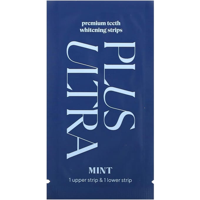Plus Ultra, Premium Tandbleekstrips, Munt, Pak van 14 white