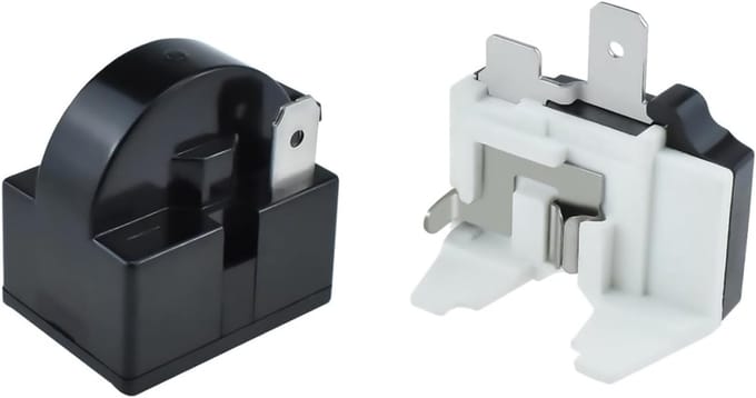 Koelkast Starter Relais - Overbelastingsbeschermer Compressor - Vriezer Reparatie - 1 Pin 4.7 Ohm - 30 Gram