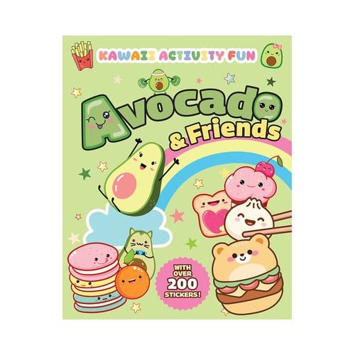 Avocado & Friends: Kawaii Activity Fun (With Over 200 Stickers!) - Dover Kids Activity Books: - Giada Francia