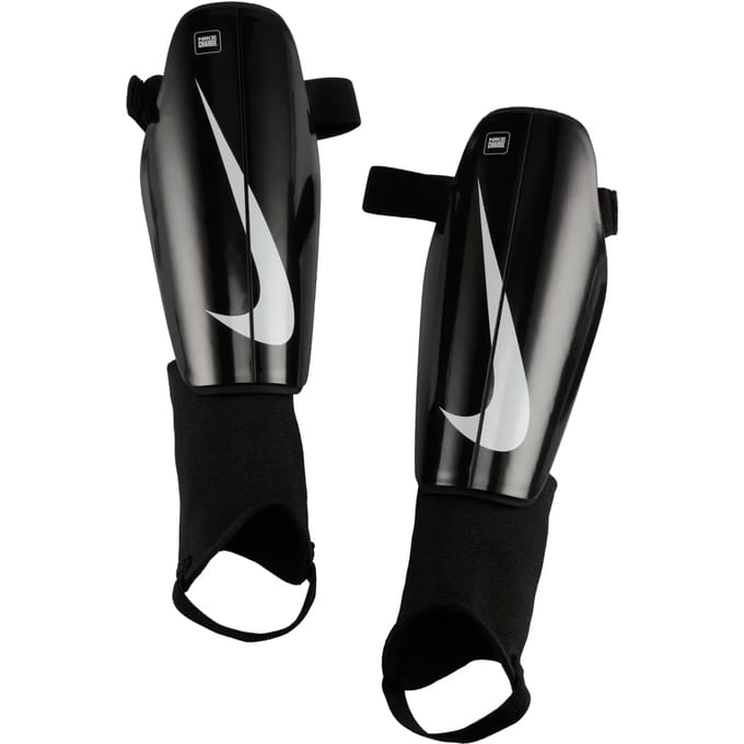 Nike Charge Shinguards scheenbeschermers zwart wit - Maat M