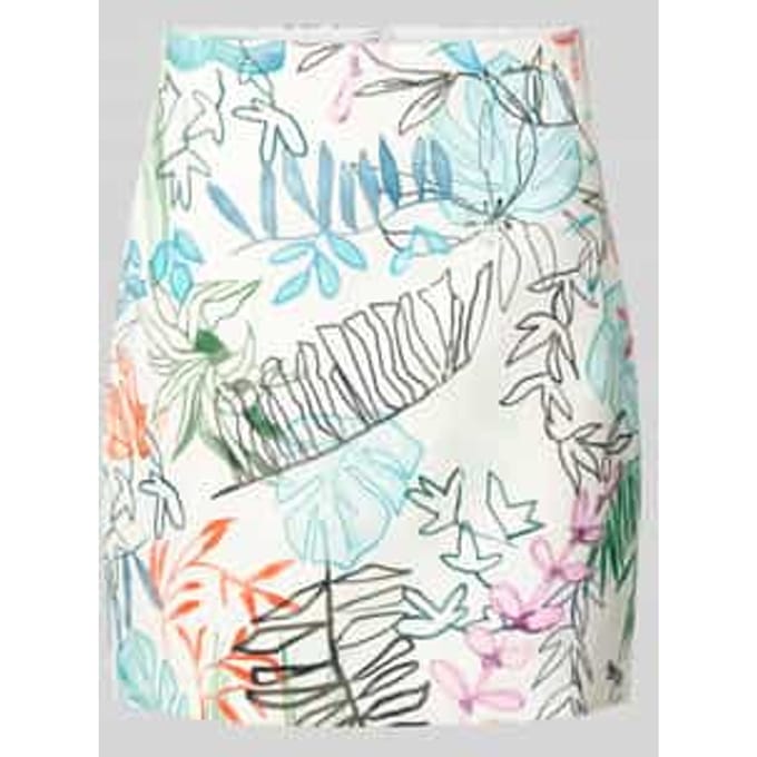 Minirok met labeldetail