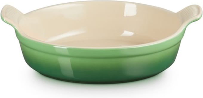 LE CREUSET - Aardewerk - Ovenschaal 24cm rond Bamboe