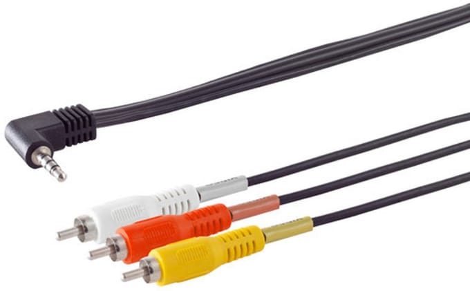 Klinkenstecker 3,5mm 4-pol./ 3 Cinchstecker 1,5m