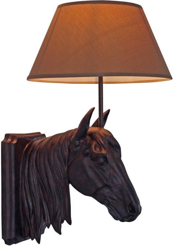 Wandlamp Paardenhoofd 36 x 33 x 61,5 cm