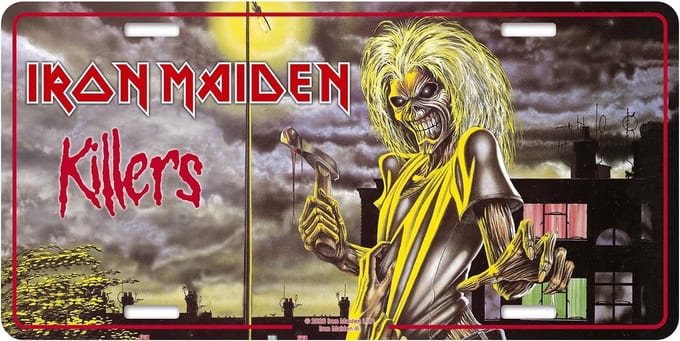 Iron Maiden - Killers Metalen wandbord - Multicolours