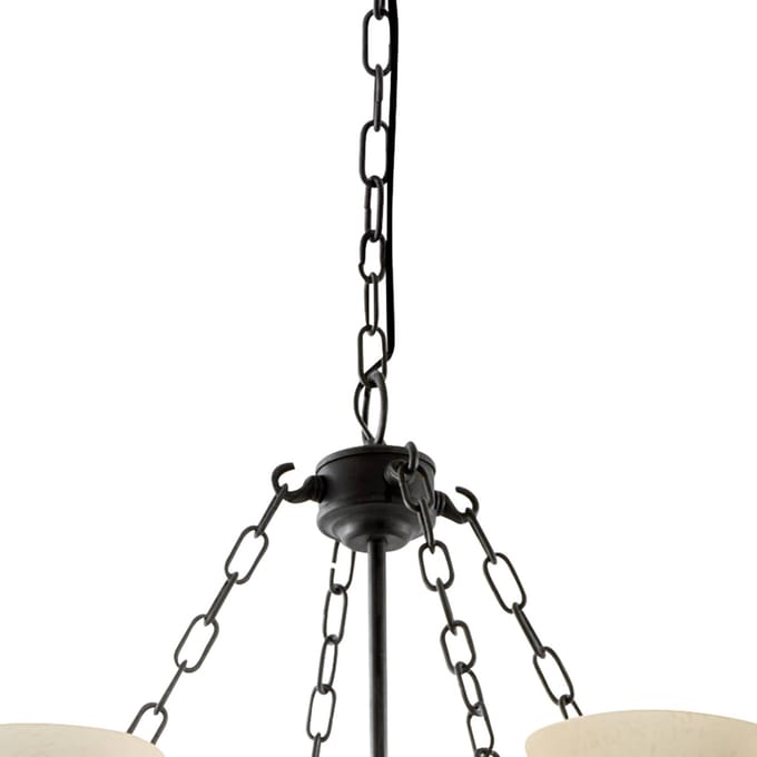 Searchlight Kroonluchter Cartwheel, 8-lamps
