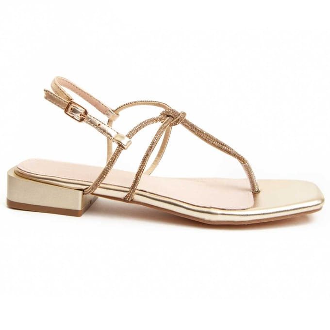 Montevita Heel Sandal Sandalo3 In Goud
