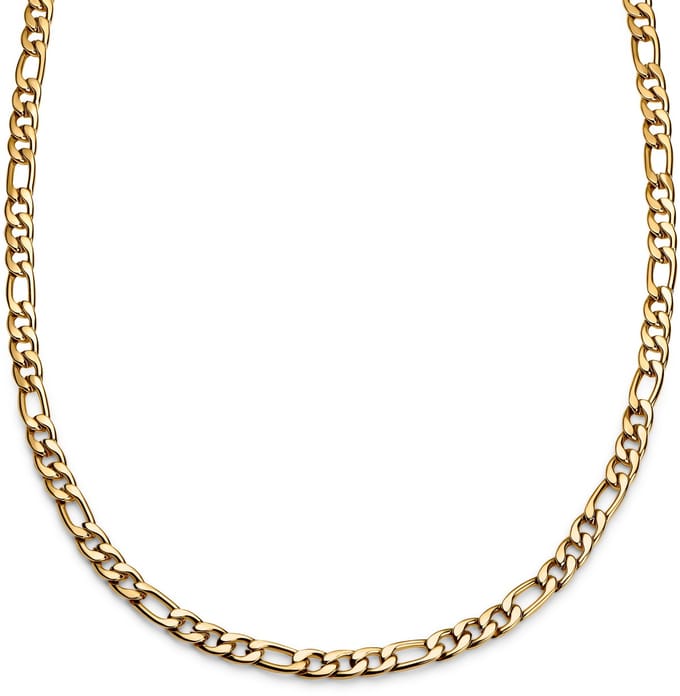 Essentials | 10 mm Goudkleurige Ketting met Figaro Schakels