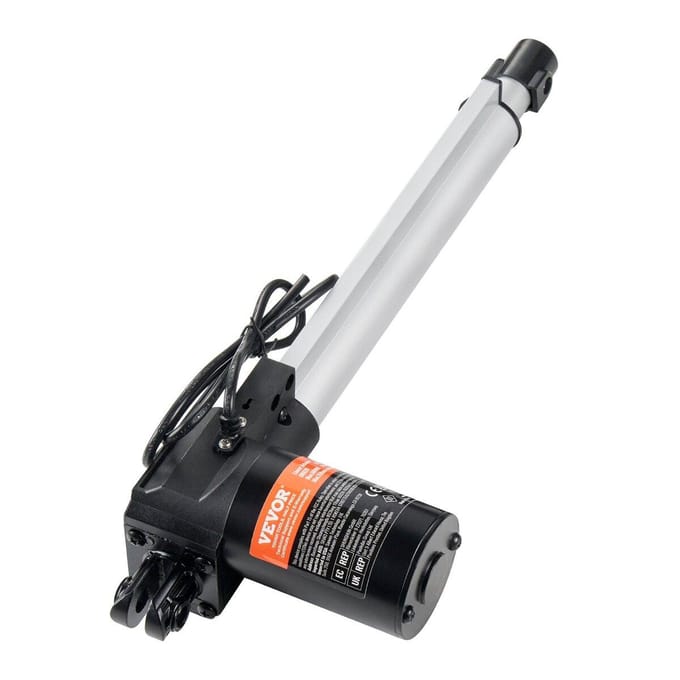 24V Lineaire Actuator Kit 10 Inch 0.98 /s 220lbs/1000N met IP44 Bescherming