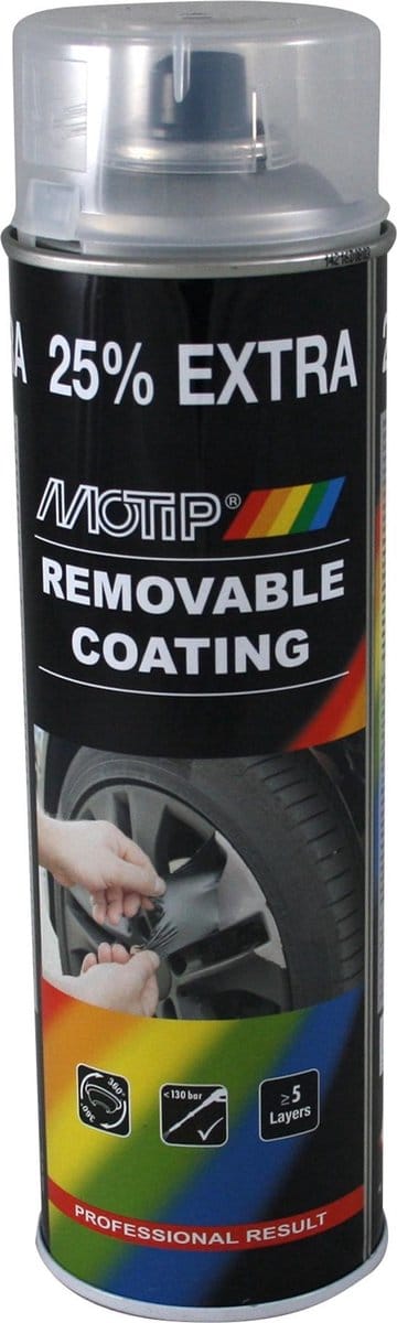 MoTip SprayPlast TRANSPARANT spuitbus 500ml