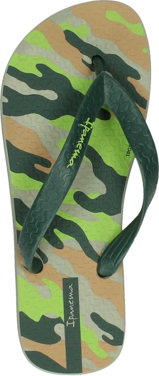 Ipanema Classic Kids Slippers Heren Junior - Green/Beige - Maat 31/32