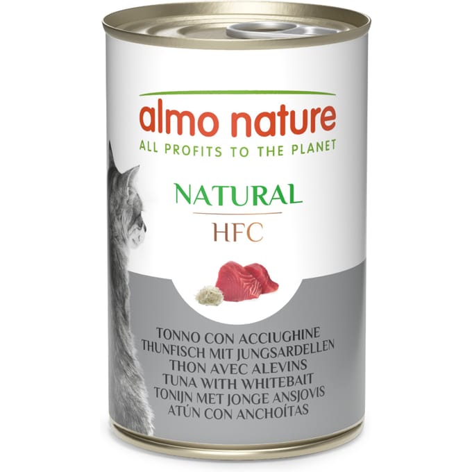 12x140g Tonijn & Jonge Ansjovis Almo Nature Classic Kattenvoer
